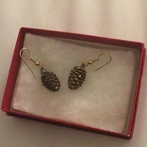 Pinecone earrings